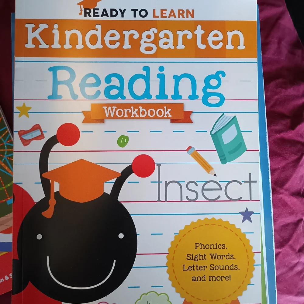 5/$25 Kids Homeschool Curriculum Workbook Summer Reading Kindergarten Math - Picture 7 of 8